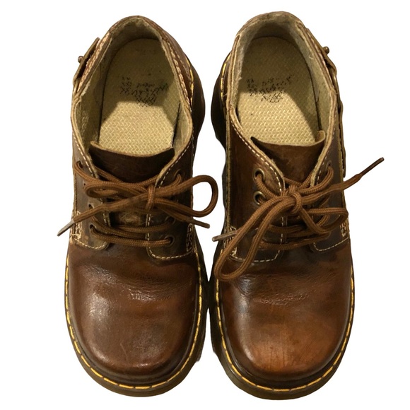 YK2 Doc Martens | Brown Platform Sigma Shoes (Women’s Size 6) - Picture 8 of 13